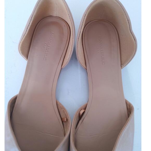 Women's chic Dorsay ballet flats size 9 in the natural tan color minimalist - Picture 6 of 6